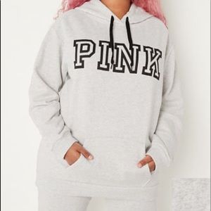 PINK EVERYDAY LOUNGE CAMPUS PULLOVER NEW